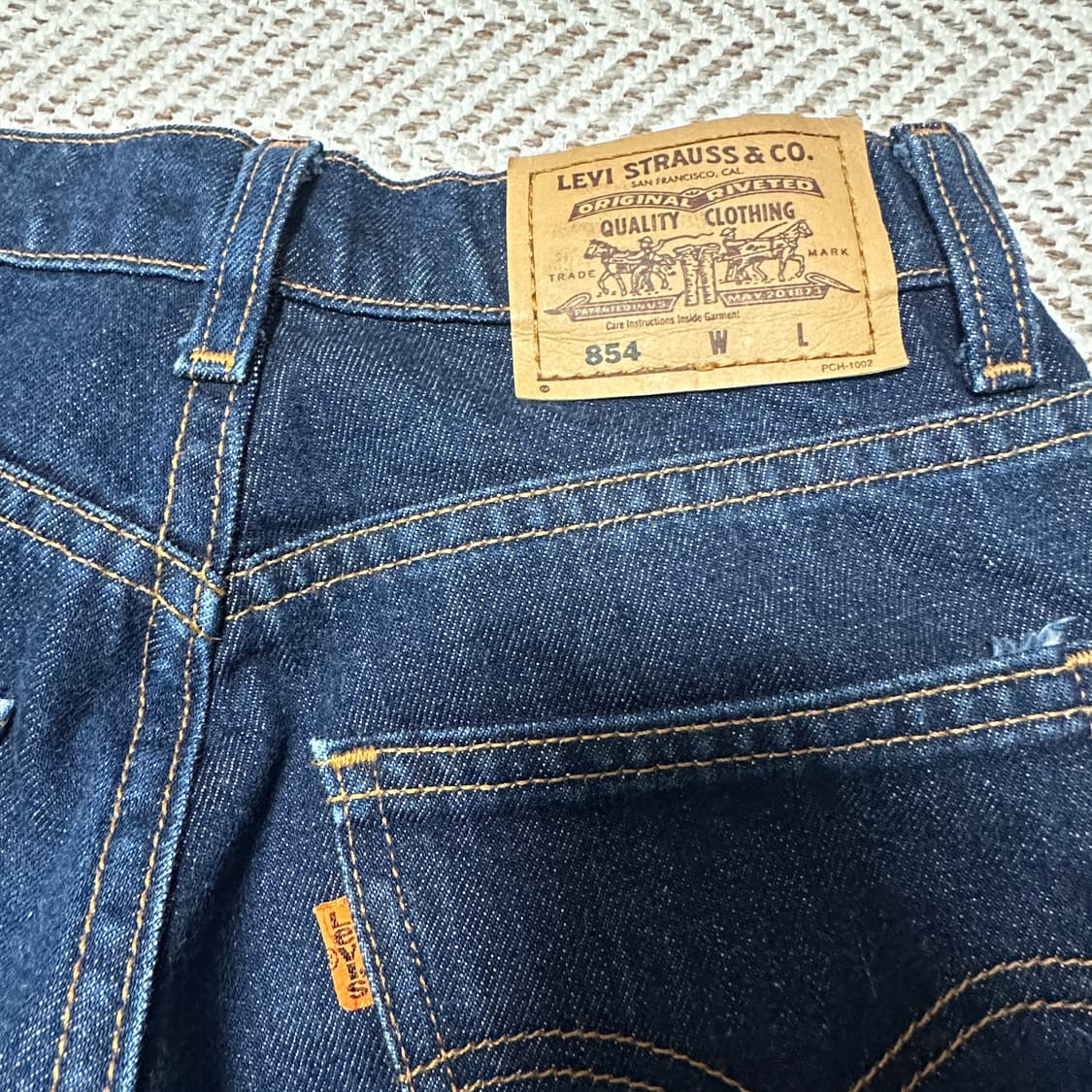 LEVI'S 854 woman orangetab denim pants 상품이미지3