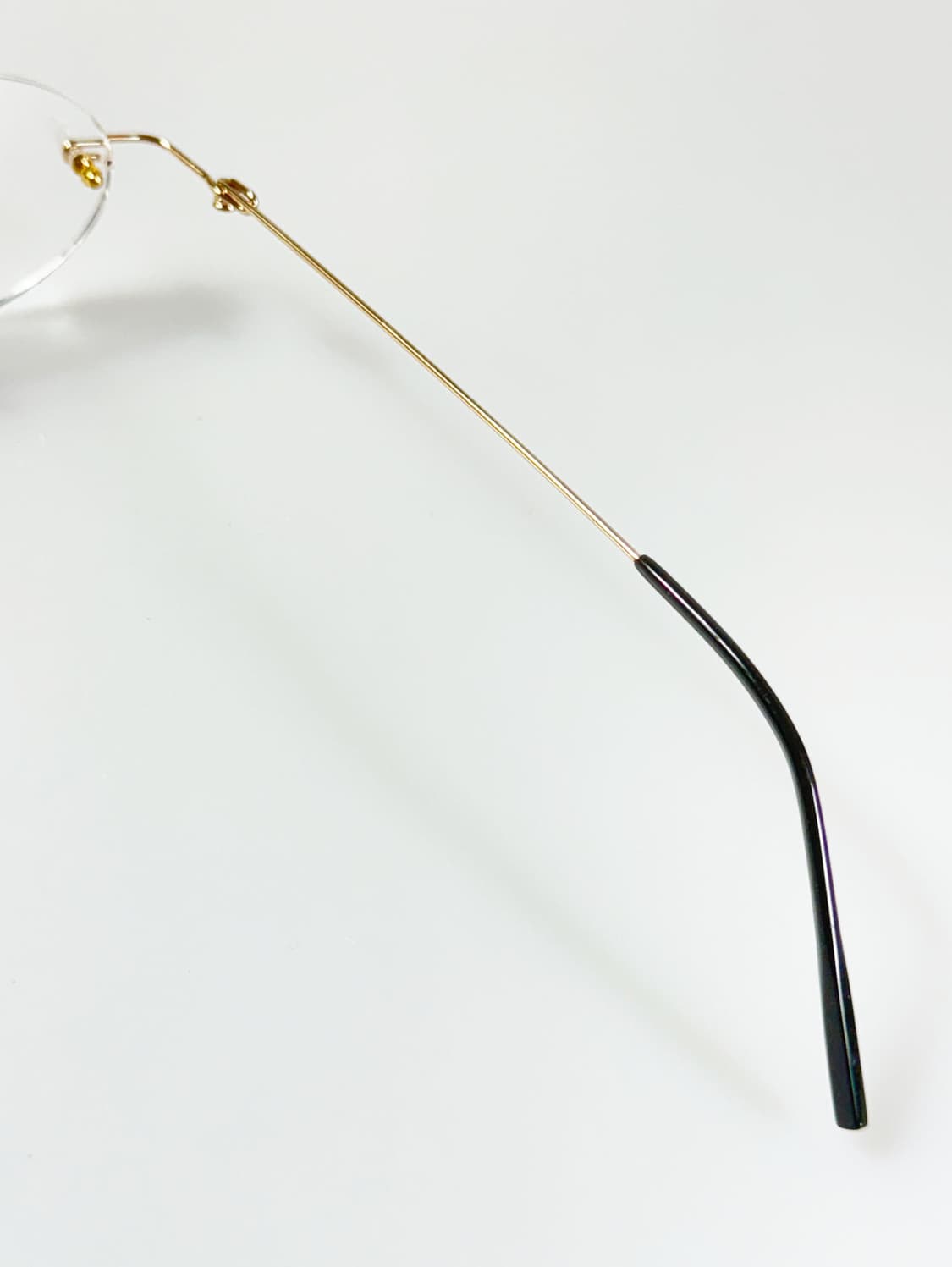 90s EYECOOL 무테 오벌 골드 메탈 빈티지 안경 상품이미지6
