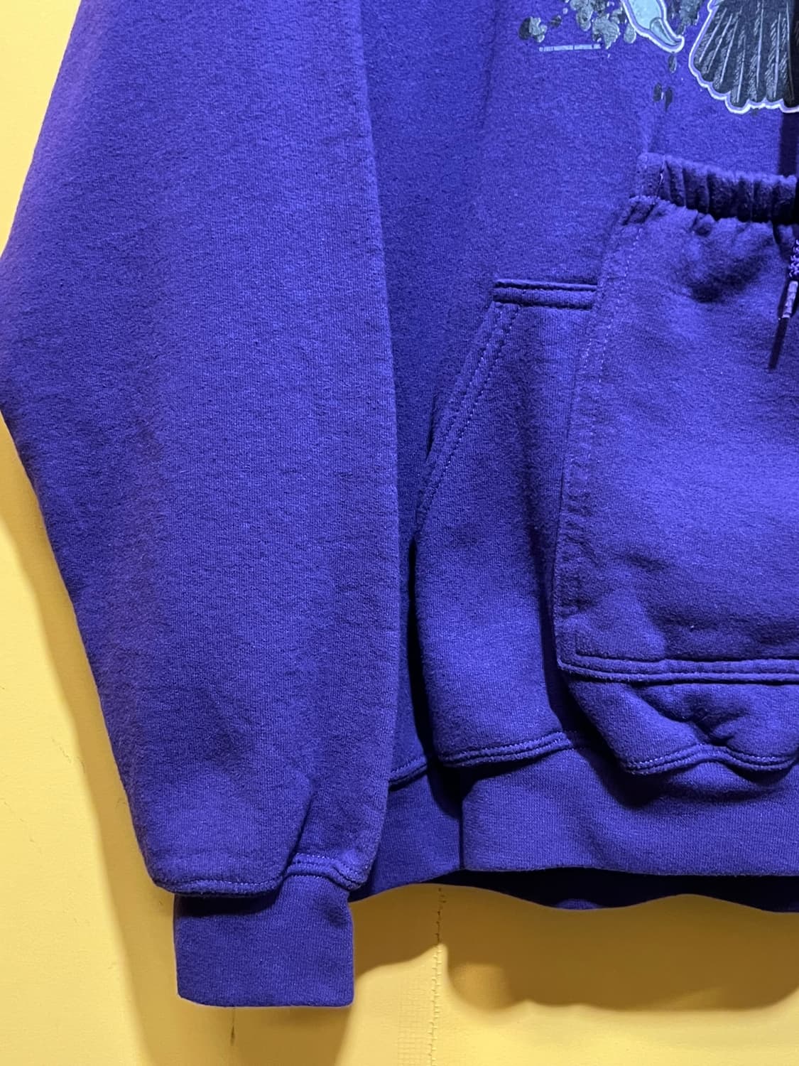 [L] HOOZIE 퍼플 이글 빈티지 후드 USA MADE 상품이미지4