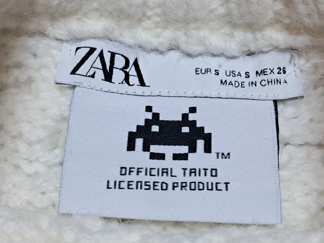 자라 자카드 니트 조끼 S 상품이미지5