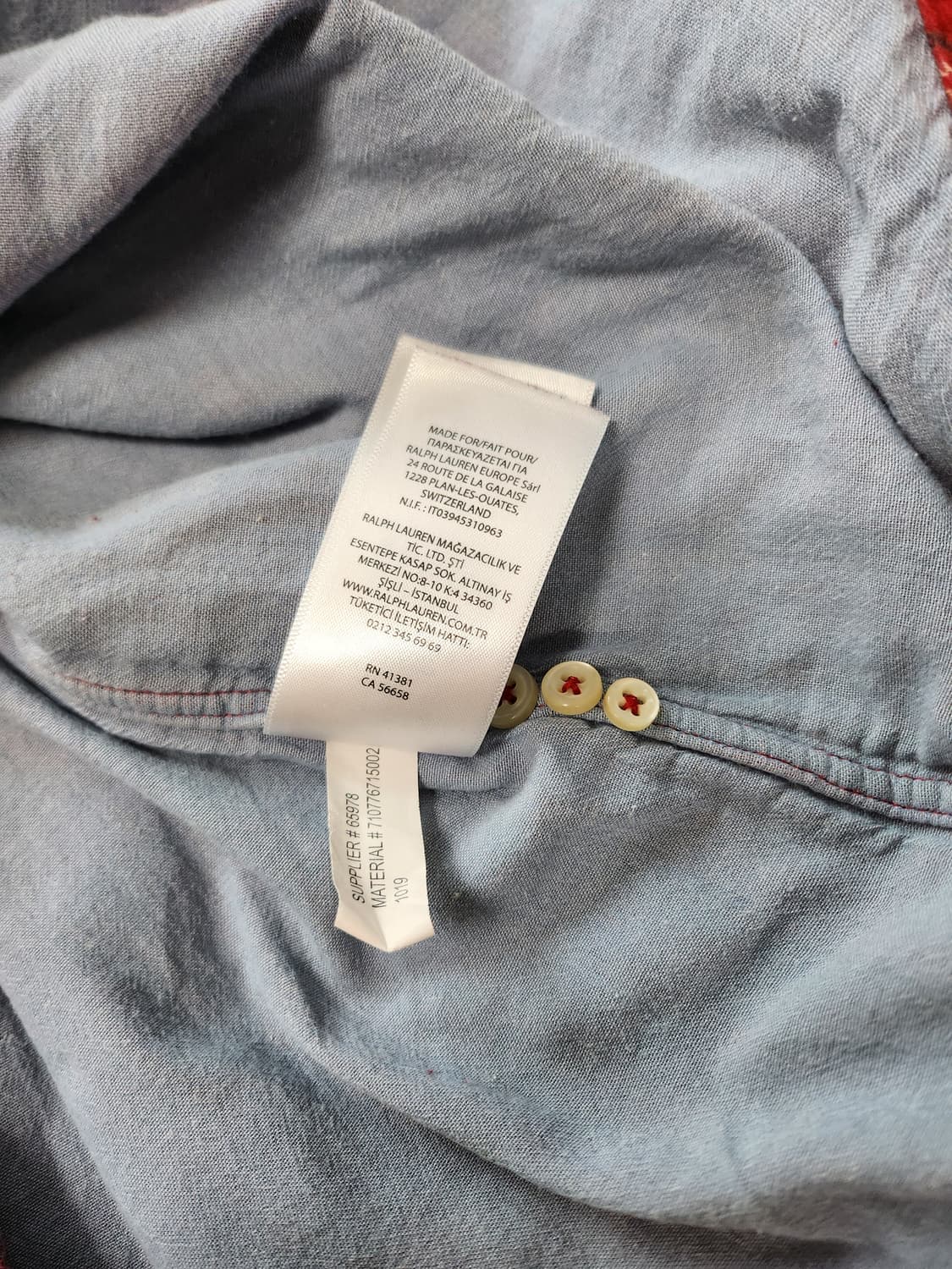 폴로랄프로렌 체크셔츠 (L 상품이미지9