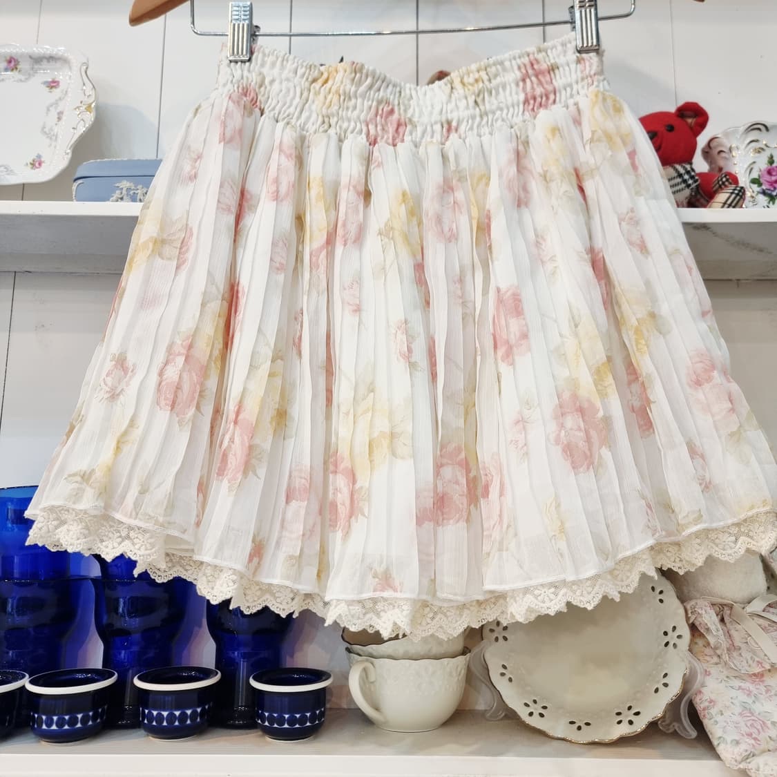 Liz Lisa 리즈리사로맨틱 플라워 플리츠 스커트 상품이미지6