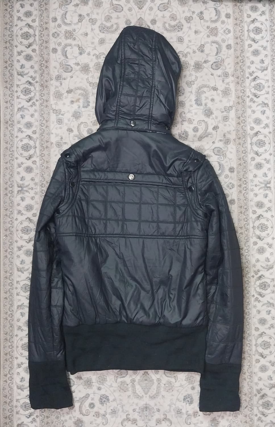 디젤 네이비 후드 패딩 점퍼 (조끼분리됨) XS 상품이미지6