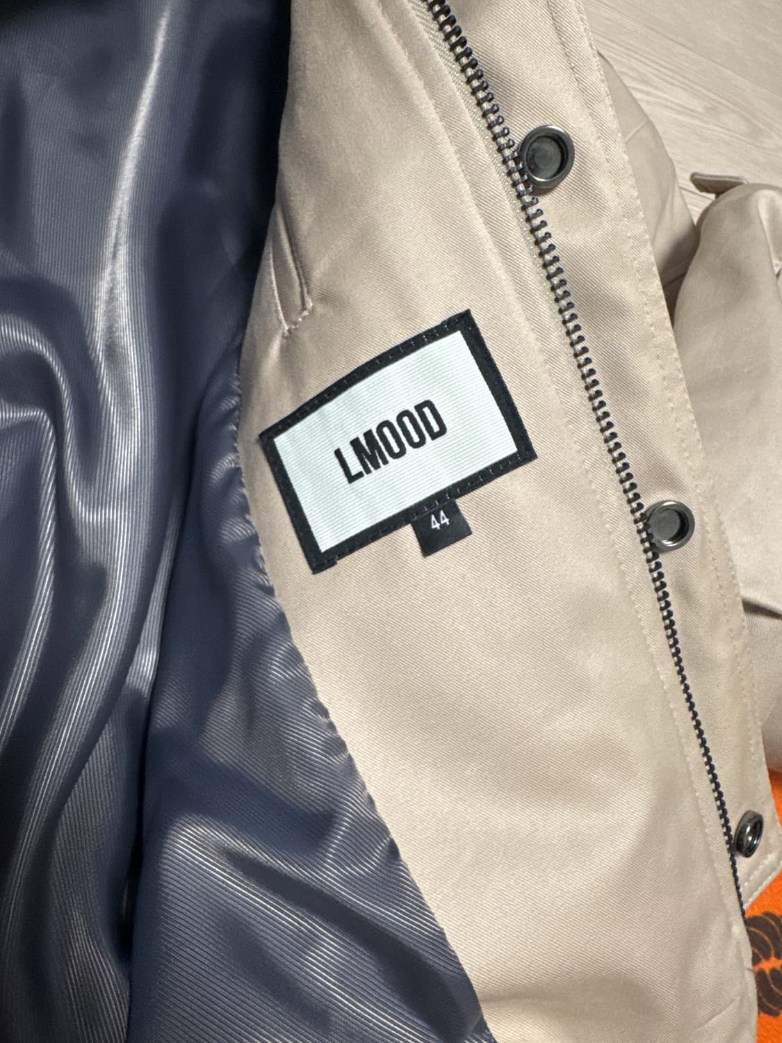 LMOOD 베이지 자켓 블루종 상품이미지4