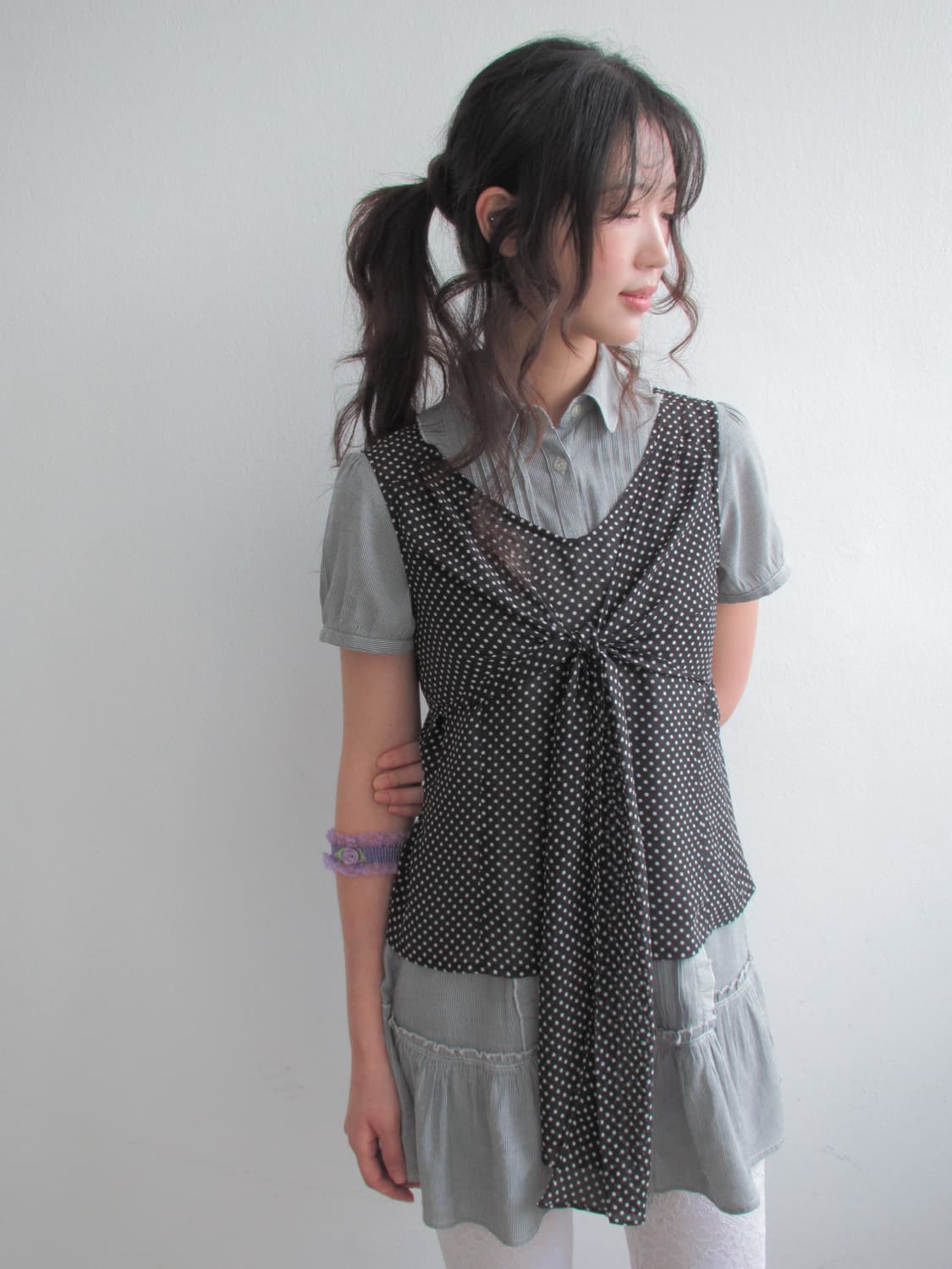 Sabunoku stripe blouse 상품이미지1