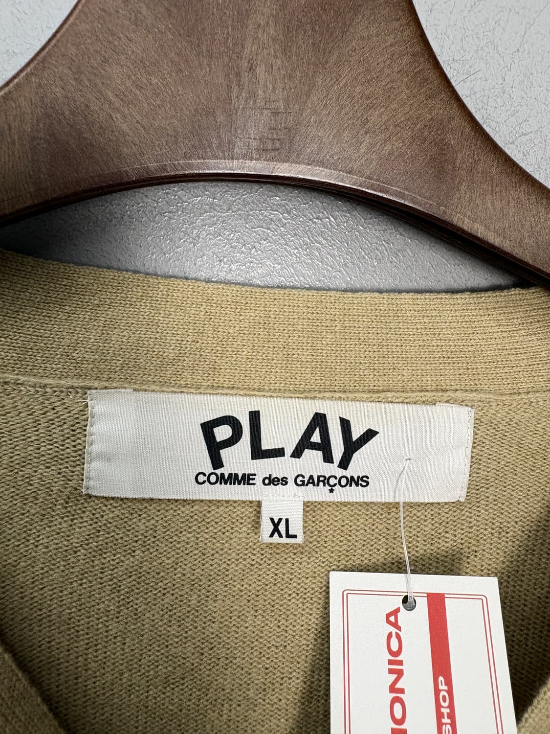 꼼데가르송 베이직 블랙 와펜 모 가디건 A3532 상품이미지6