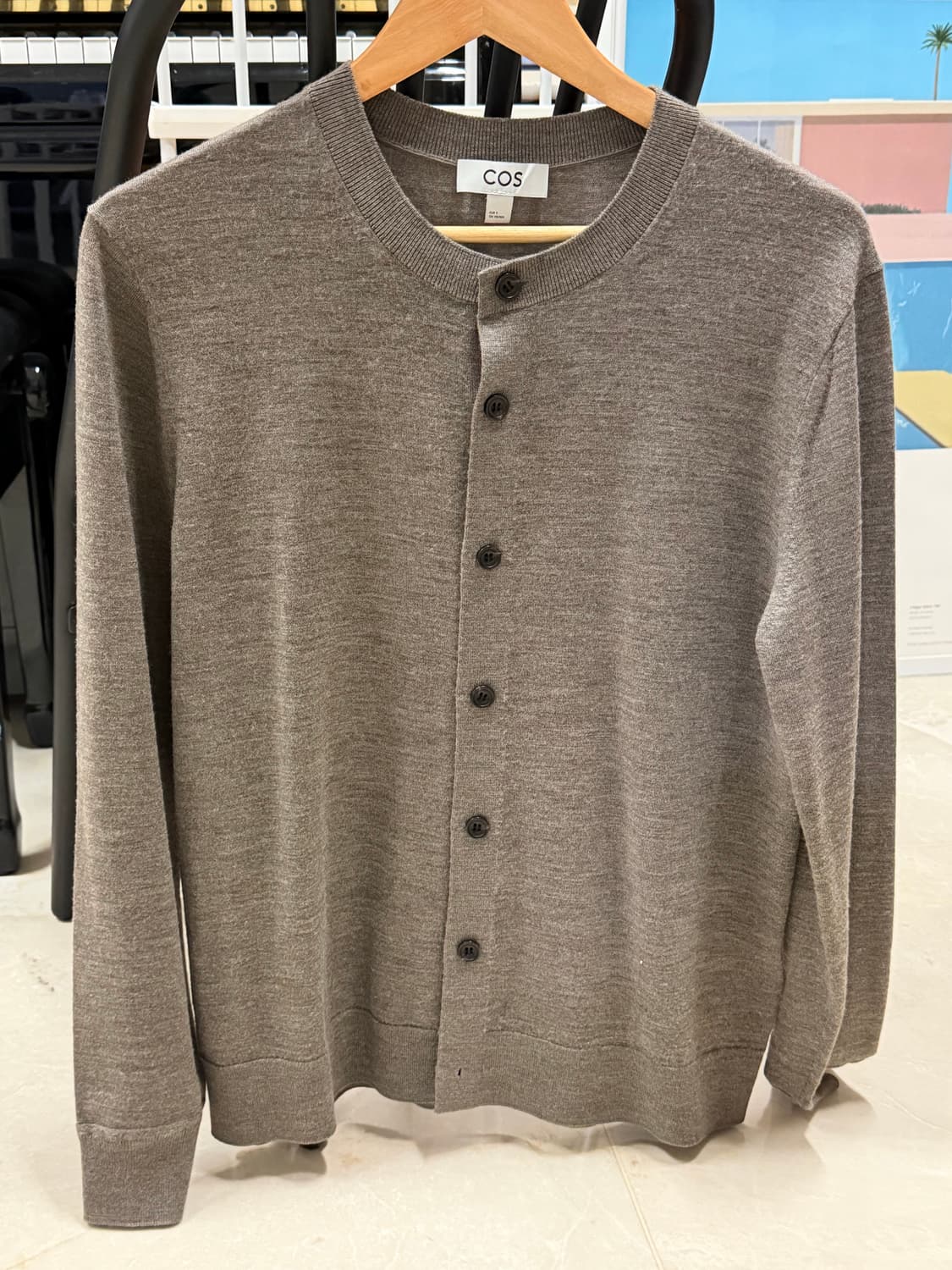 Cos 메리노 울 가디건 멜란지  상품이미지1