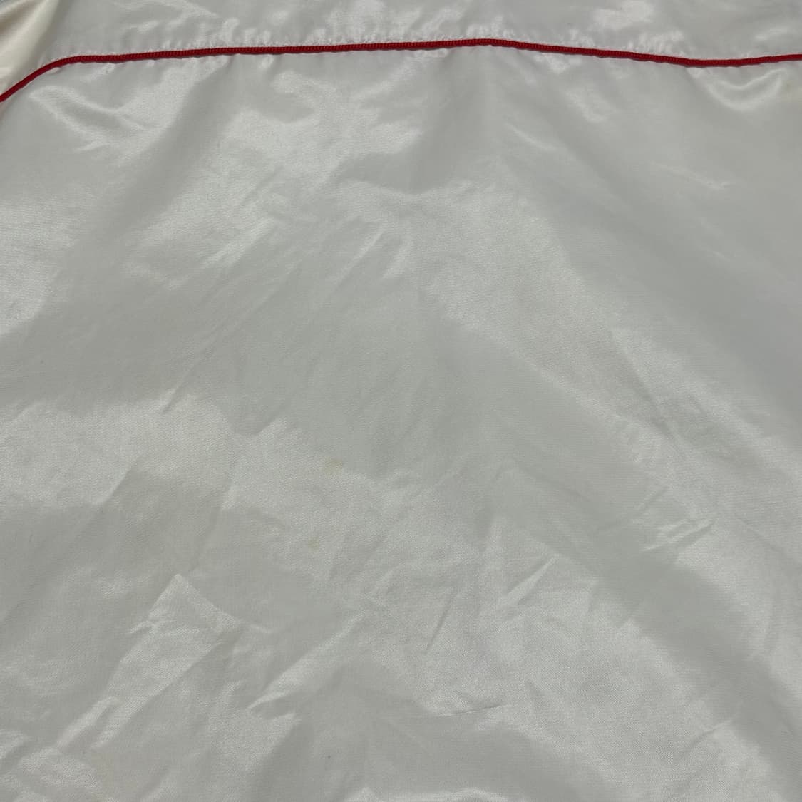 XL 아디다스 파이어버드 화이트 레드 삼선 자켓 상품이미지8