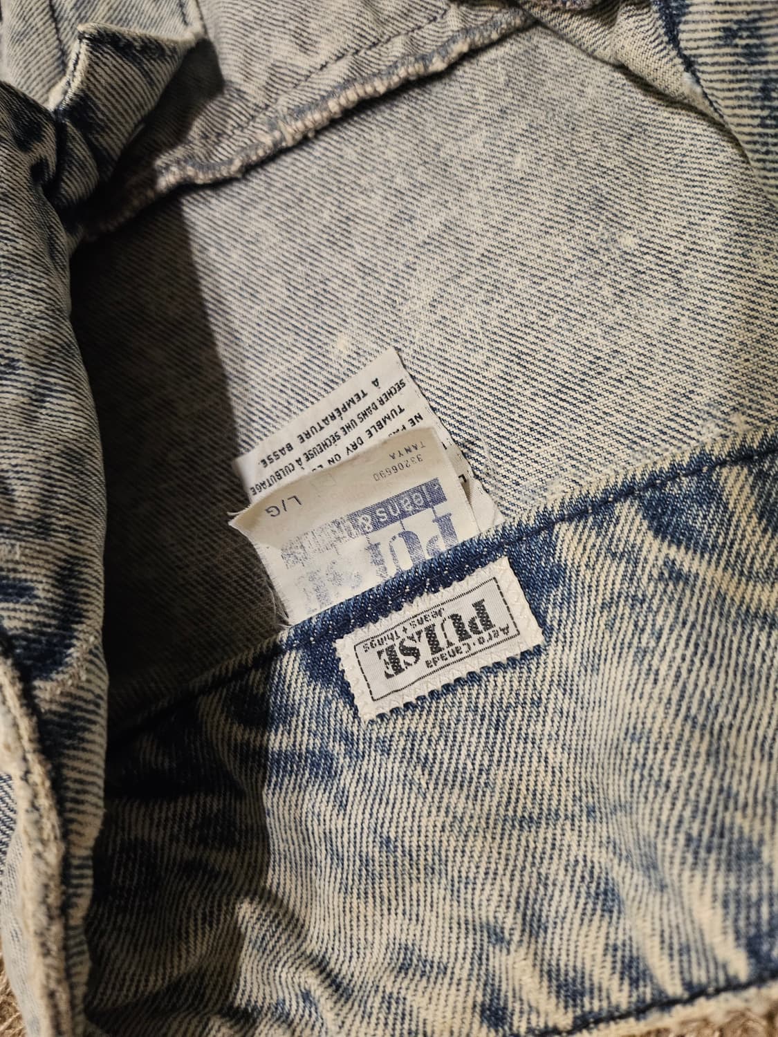 일본[L-105] 80's 빈티지 'PULSE' 웨스턴 프린지 데님 자켓 상품이미지5