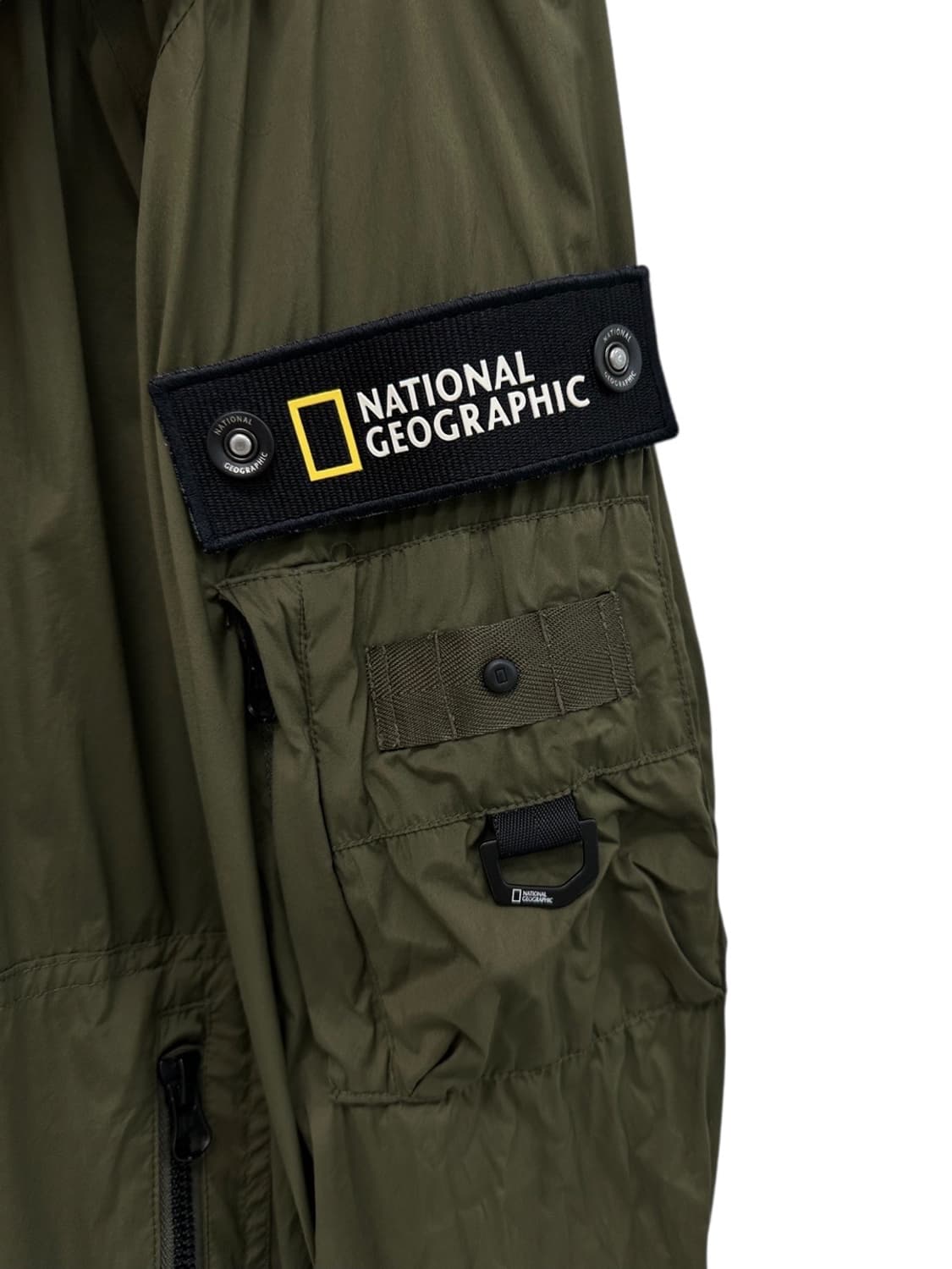 내셔널지오그래픽 나일론 자켓 카키 (L) 상품이미지4