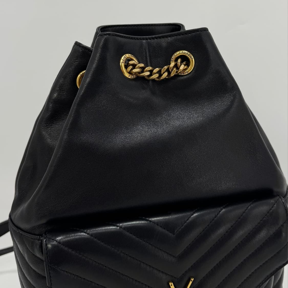 생로랑 모노그램 조이 백팩 블랙 (672609) 상품이미지7