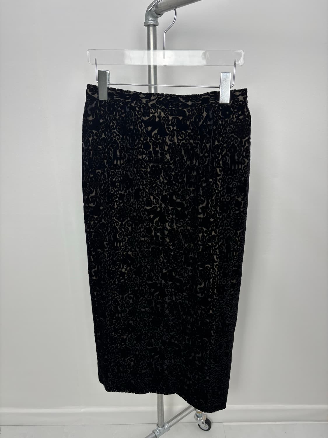 VELVET PATTERNED LONG SKIRT 상품이미지8