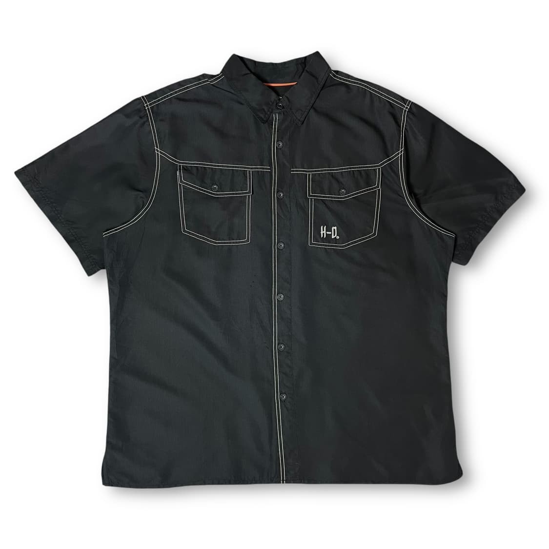 할리데이비슨 블랙 스티치 반팔 셔츠 2XL 상품이미지1