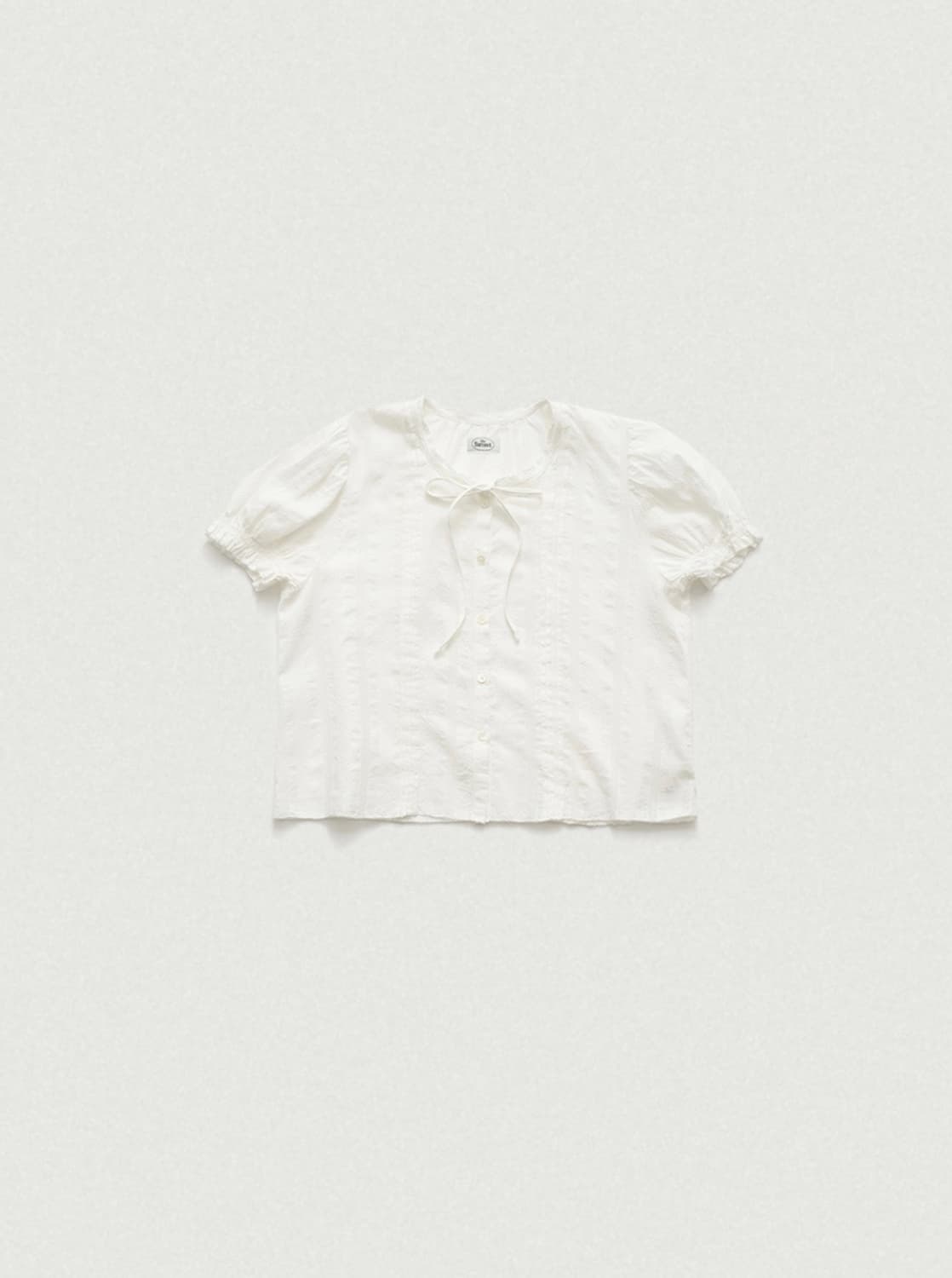 더바넷 Arin Lace Puff Blouse_Ivory 상품이미지1
