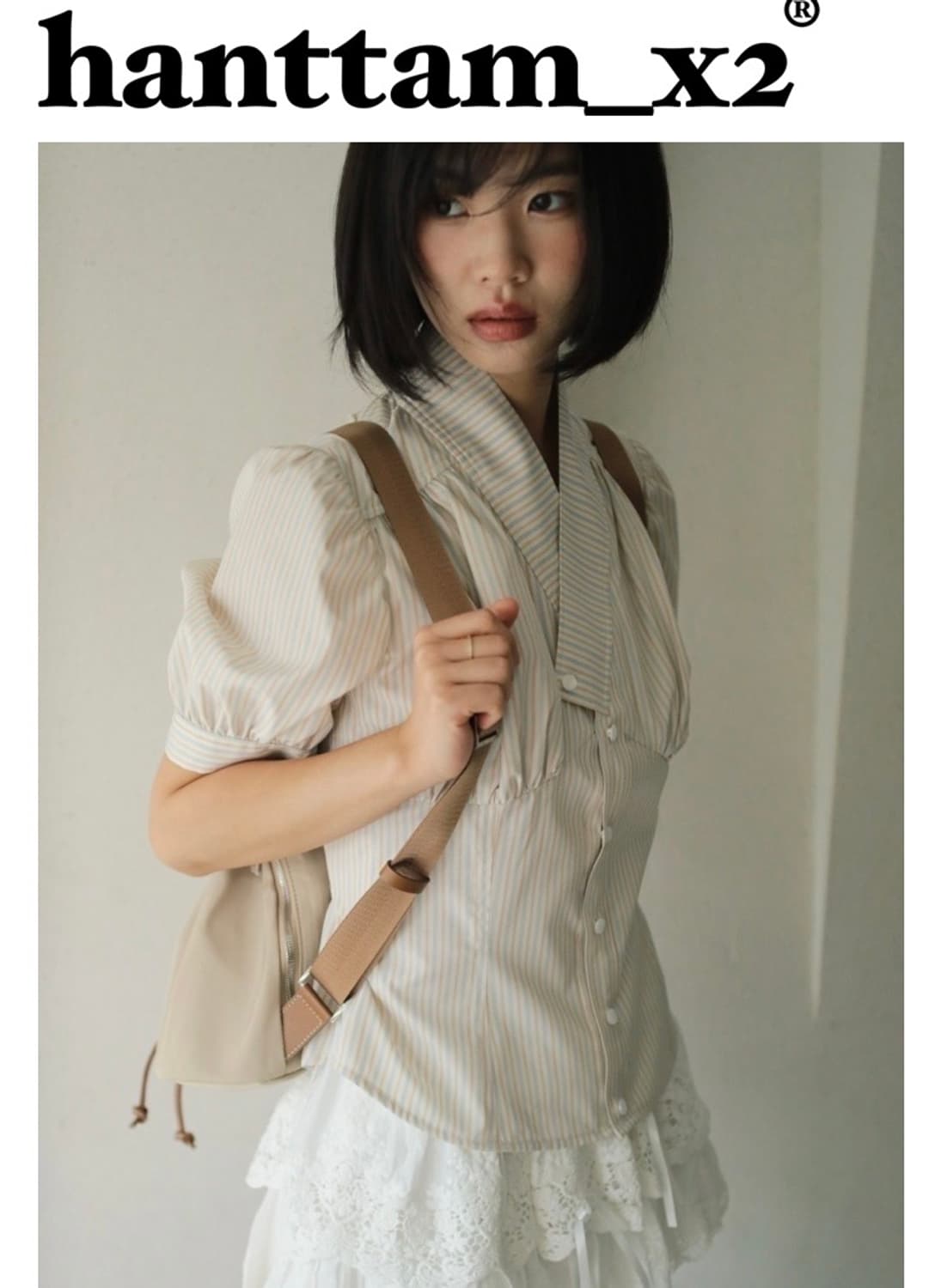 한땀한땀 유자 저고리 줄무늬 S 생활한복 상품이미지1