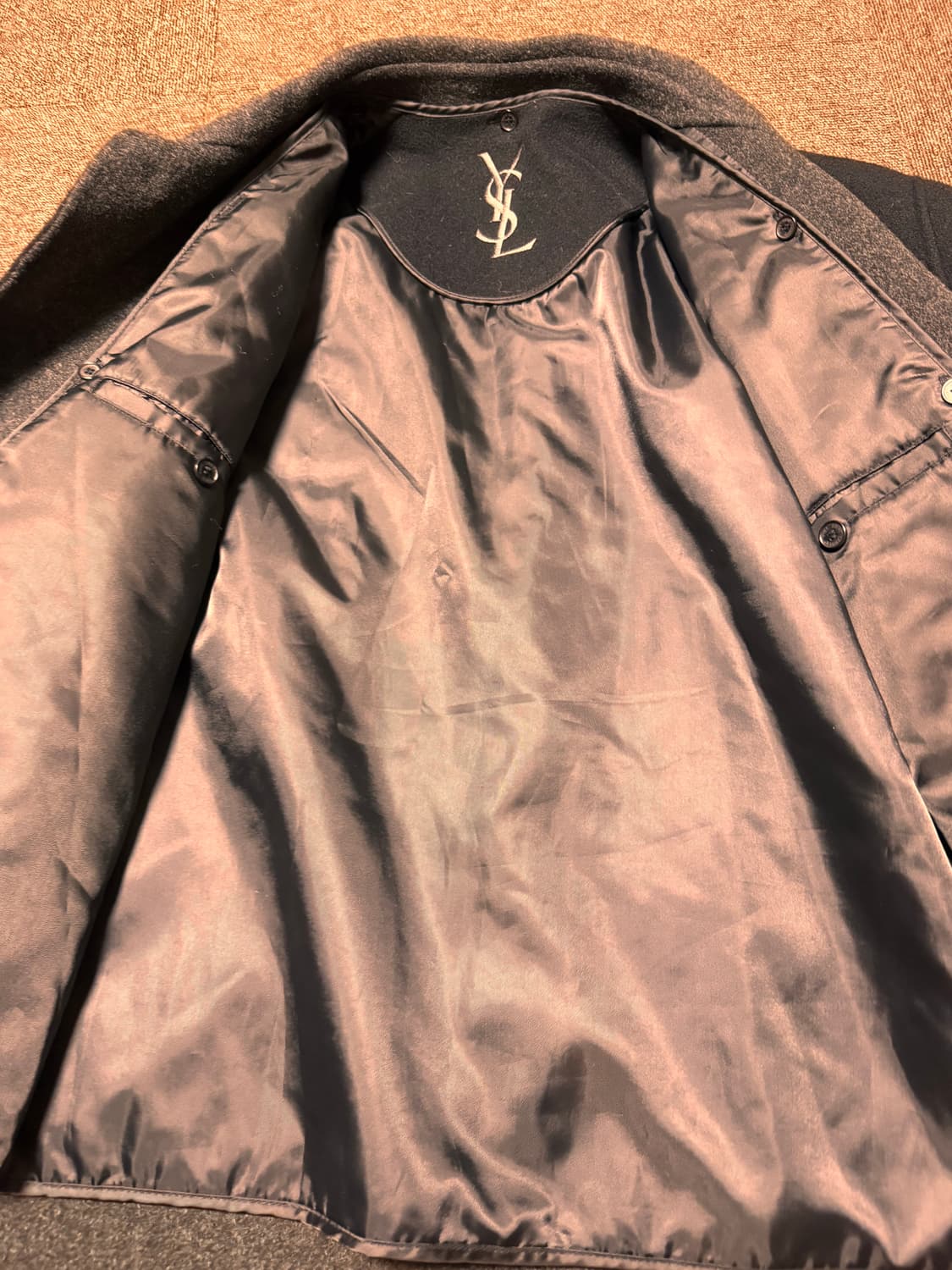 입생로랑 울 코트 상품이미지6