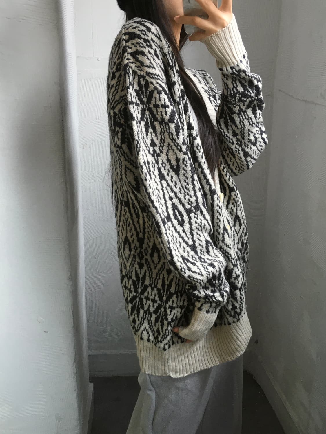 Giorgio Armani 패턴 가디건  상품이미지3