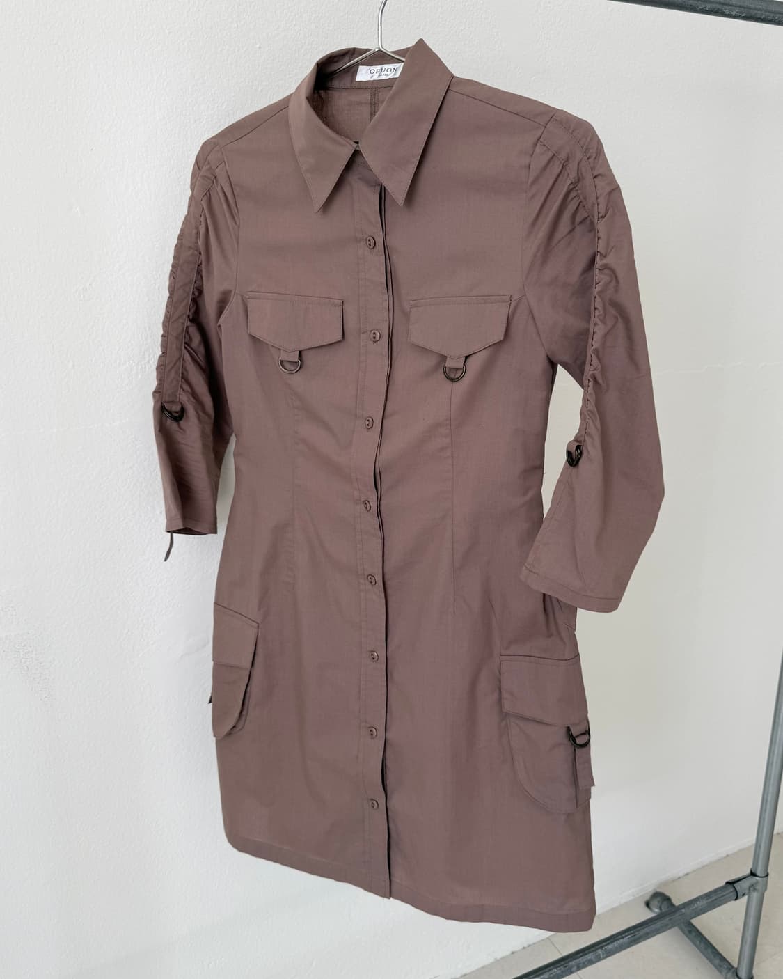 빈티지 셔츠 원피스 상품이미지3