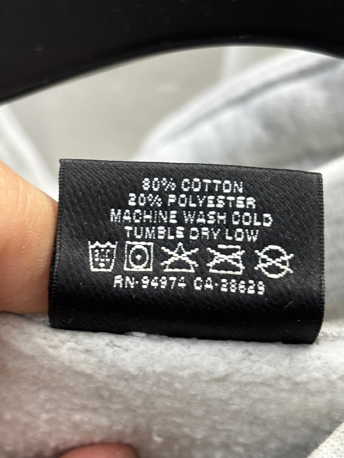 스투시 8볼 후드티 S 회색 상품이미지5