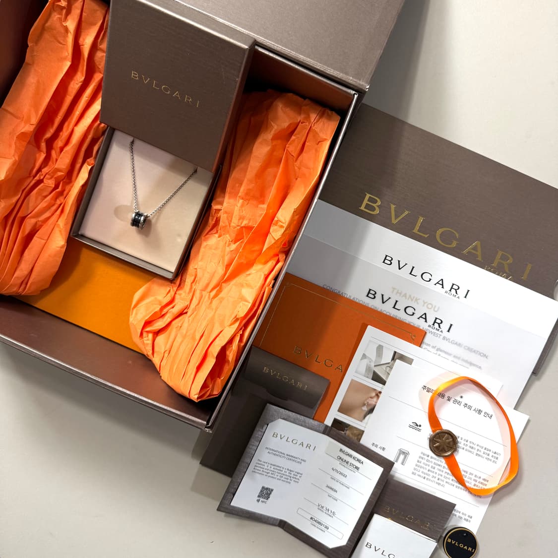[정품/당일출고]불가리 세이브더칠드런 목걸이 상품이미지2