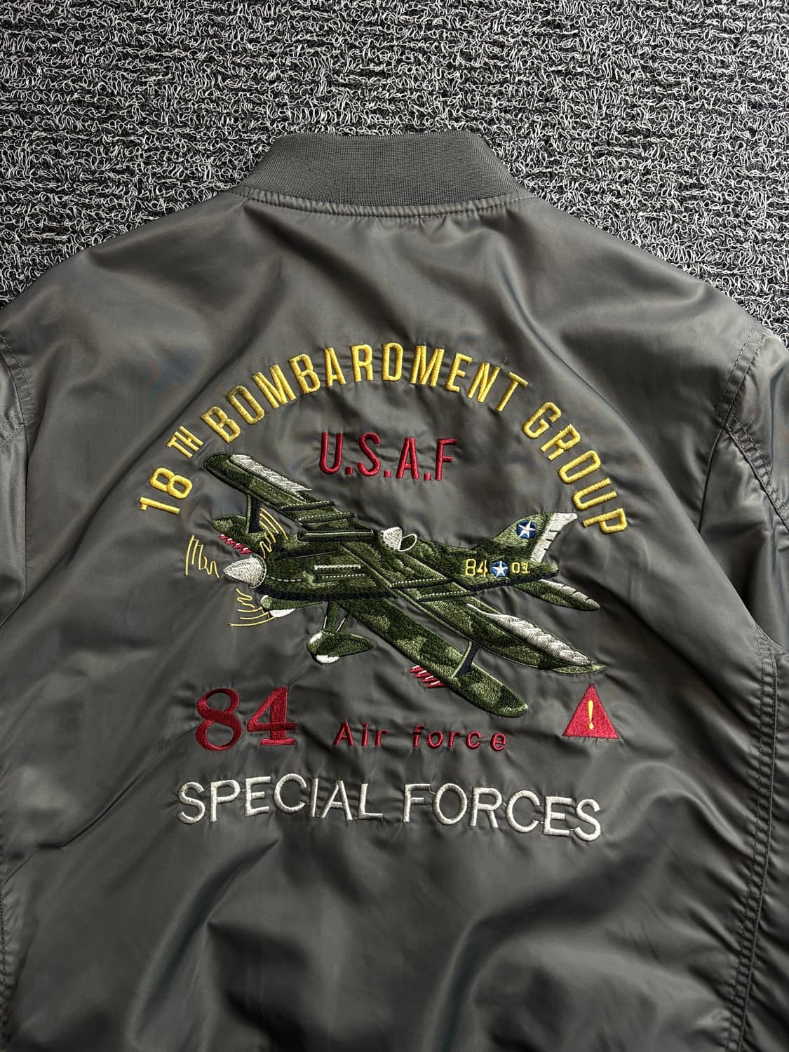 Unsocial 밀리터리 MA-1 빅자수 플라이트 점퍼 3782 상품이미지1