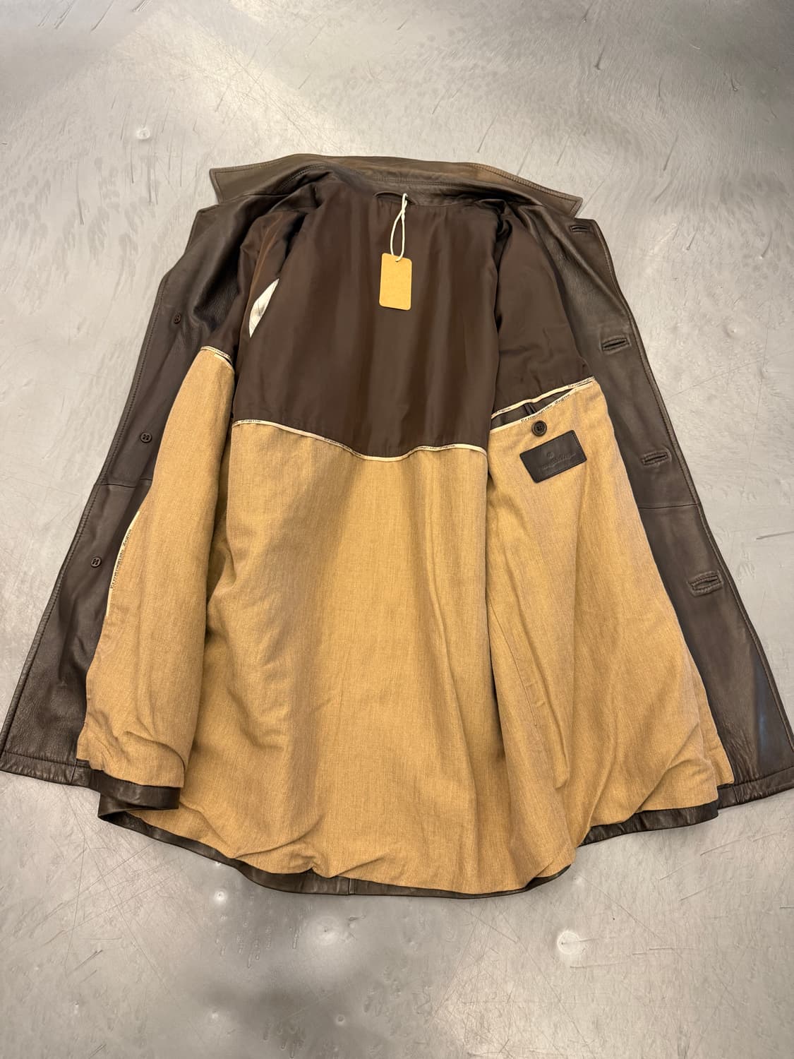 ERMENEGILDO ZEGNA LEATHER 에르메네질도제냐 가죽자켓 상품이미지8