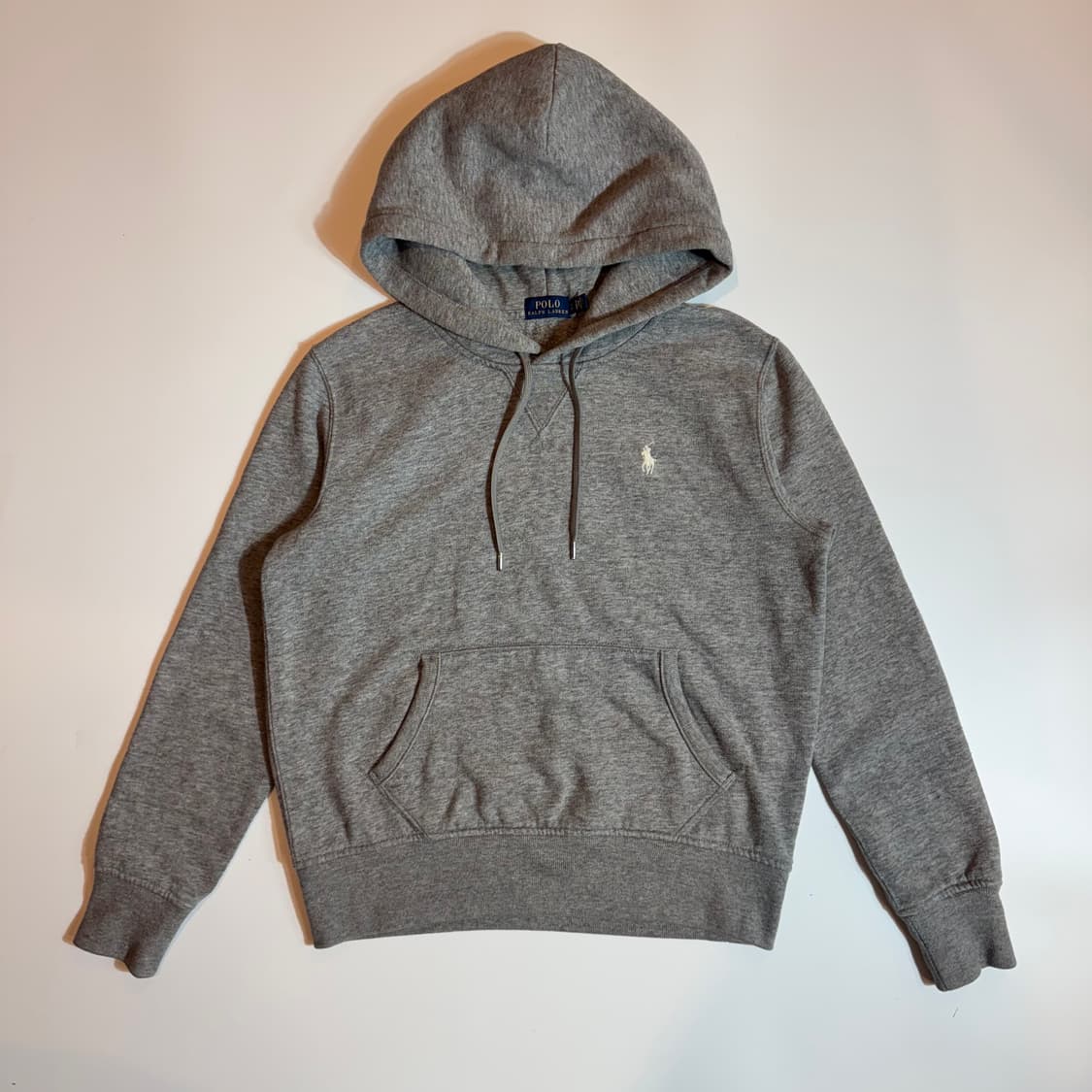 폴로 랄프로렌 그레이 로고 후드티 상품이미지1