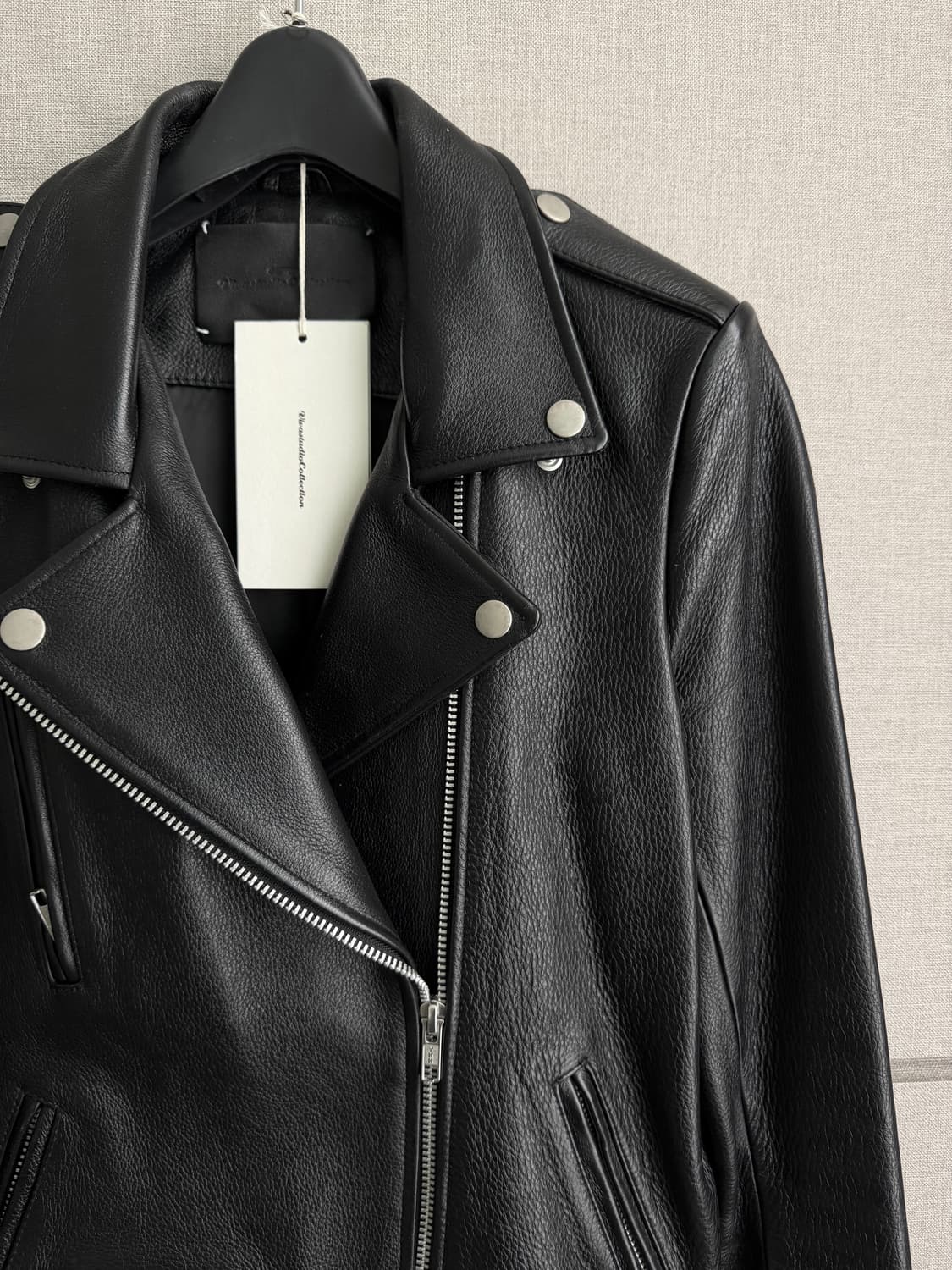 비바스튜디오 리얼 레더 라이더자켓 상품이미지3