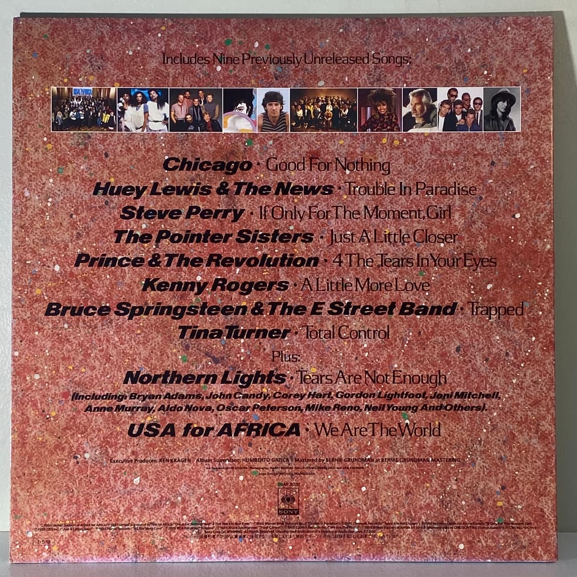 (수입중고LP-팝록) USA For Africa -We Are The W 상품이미지2