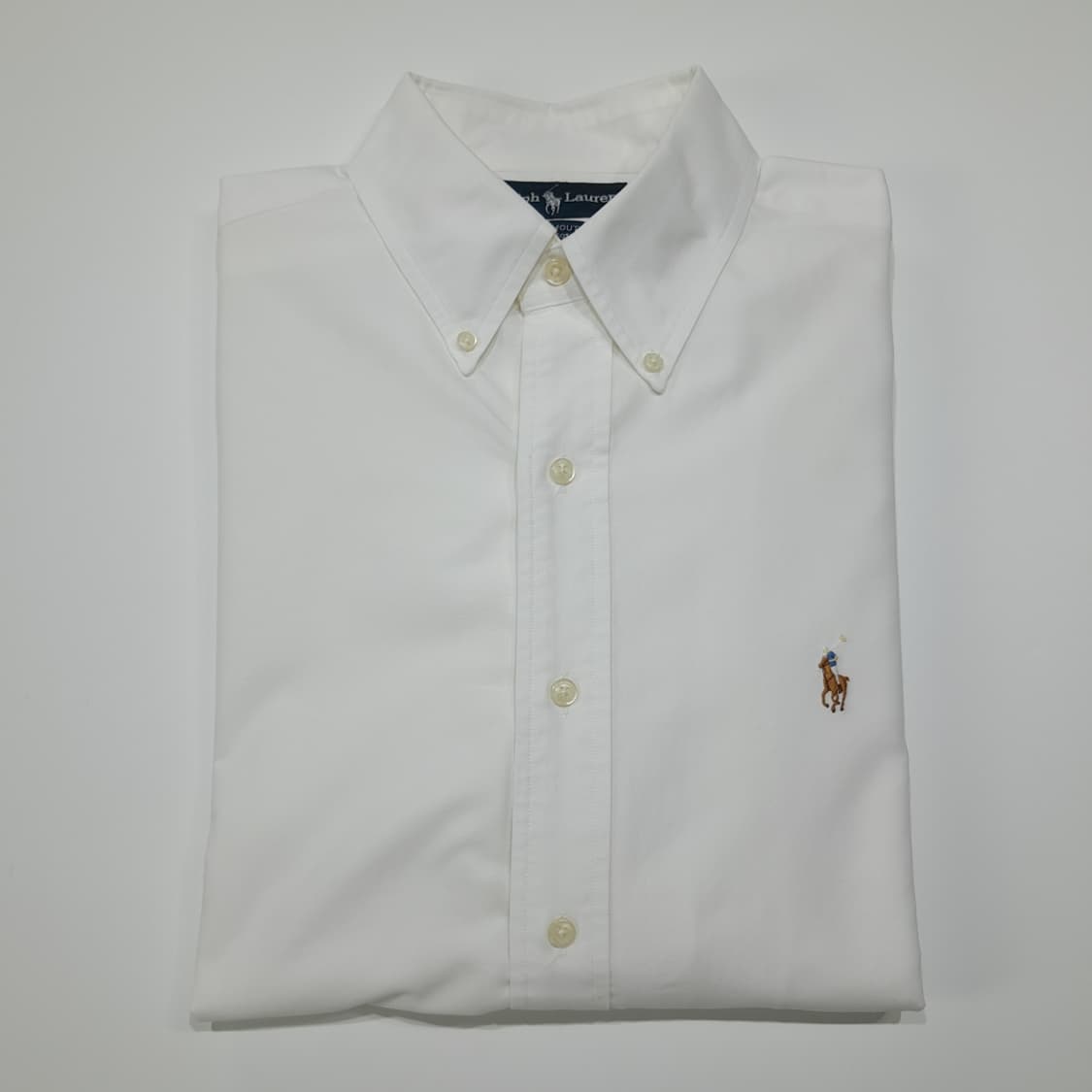 CL896 XL 폴로 90s 멀티포니 화이트 셔츠 남방 상품이미지7