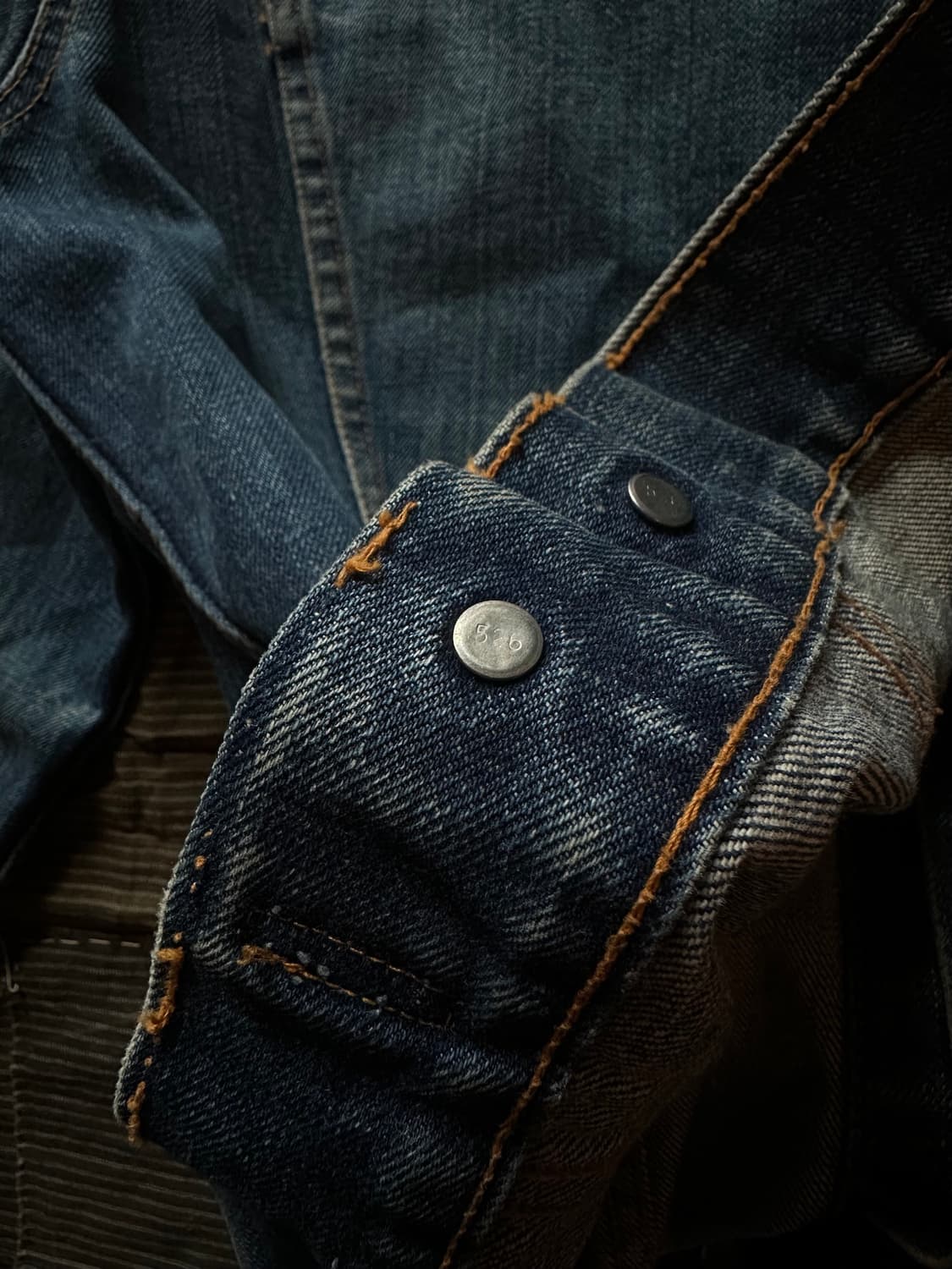 60s USA Levis 70505 Big E Denim Jacket 상품이미지10