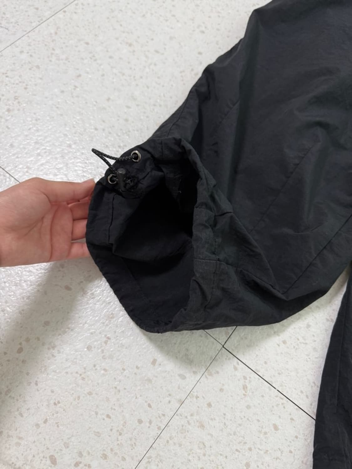 트래블 블랙 나일론 팬츠 상품이미지8