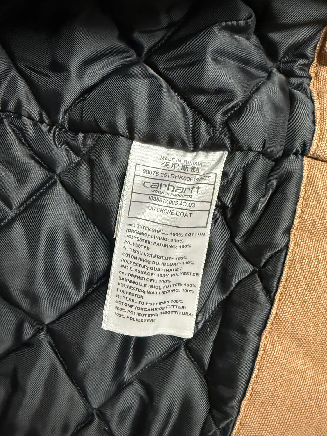 칼하트 OG 초어 코트 브라운 L 상품이미지3