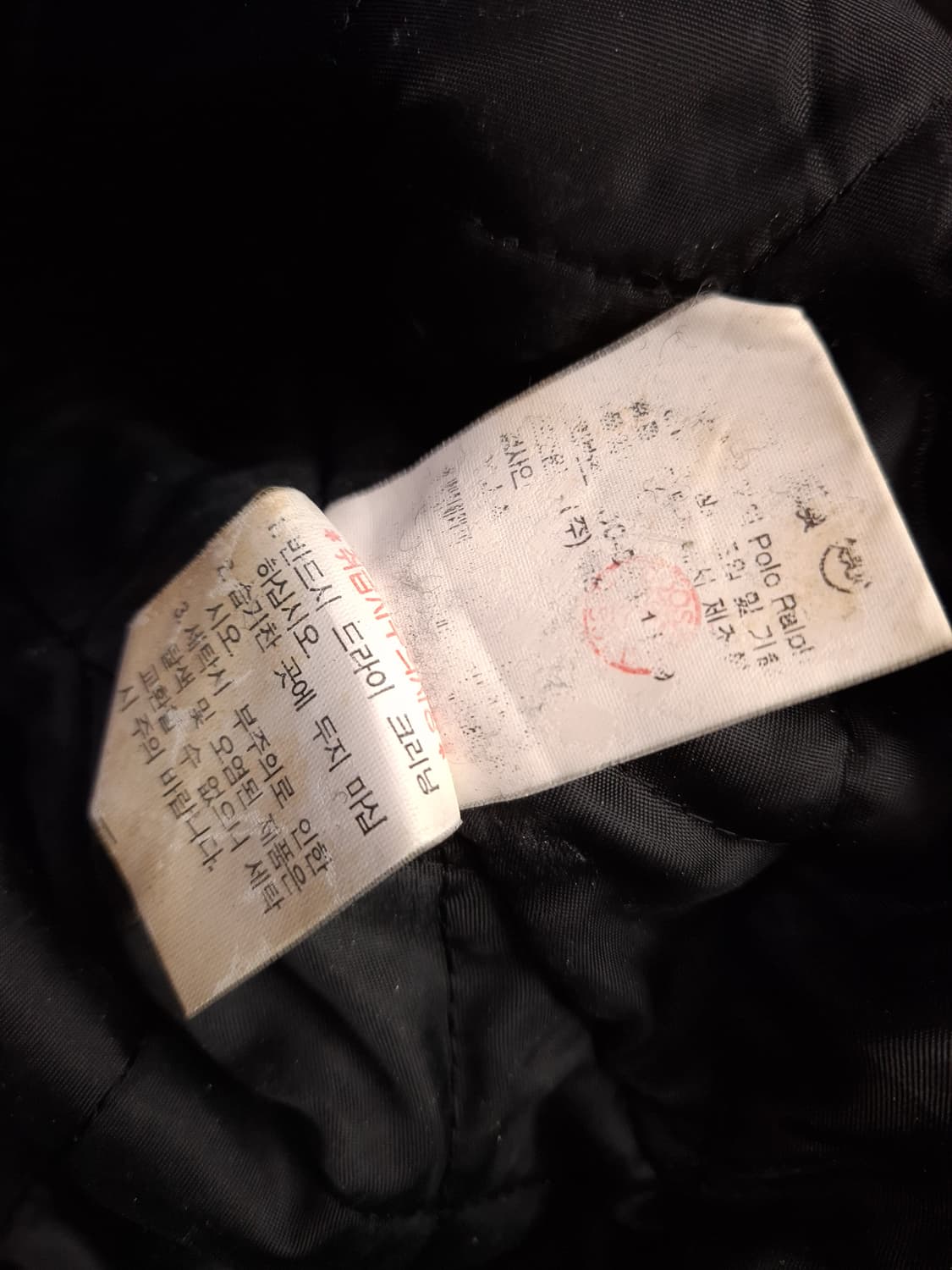 오리지날 90's 랄프로렌폴로 차콜그레이 더플떡뽁이 울 코트 상품이미지8