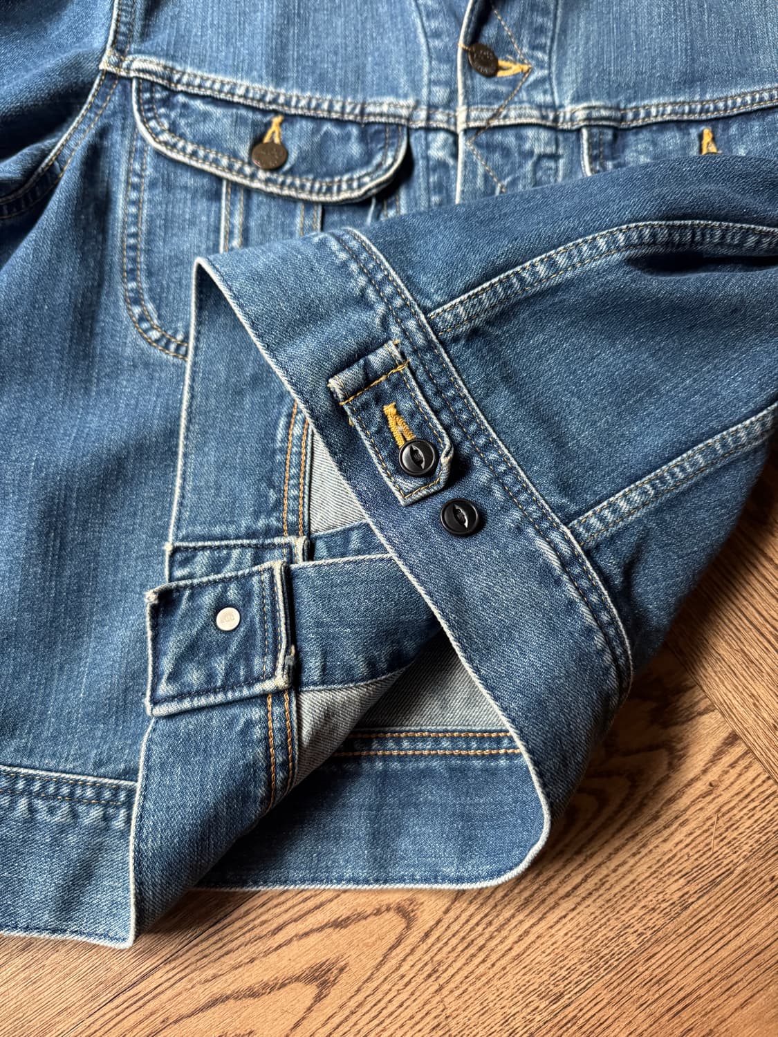 [M]Lee Japan 0411 빈티지 워싱 데님 트러커 자켓 상품이미지6