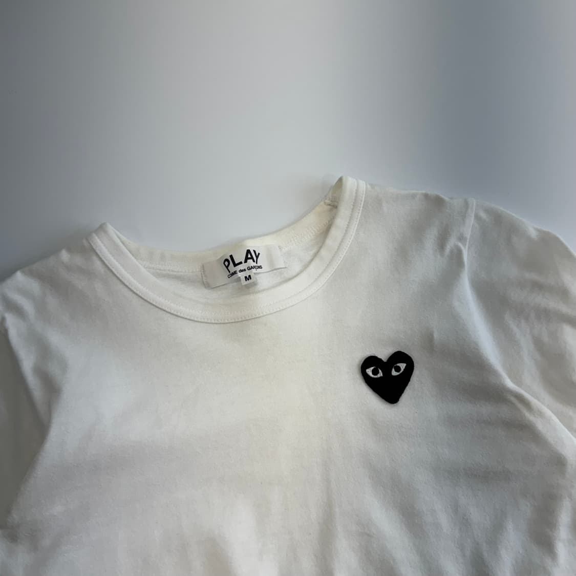 Comme des garcons 꼼데가르송 블랙와펜 화이트 반팔  Pri 상품이미지4