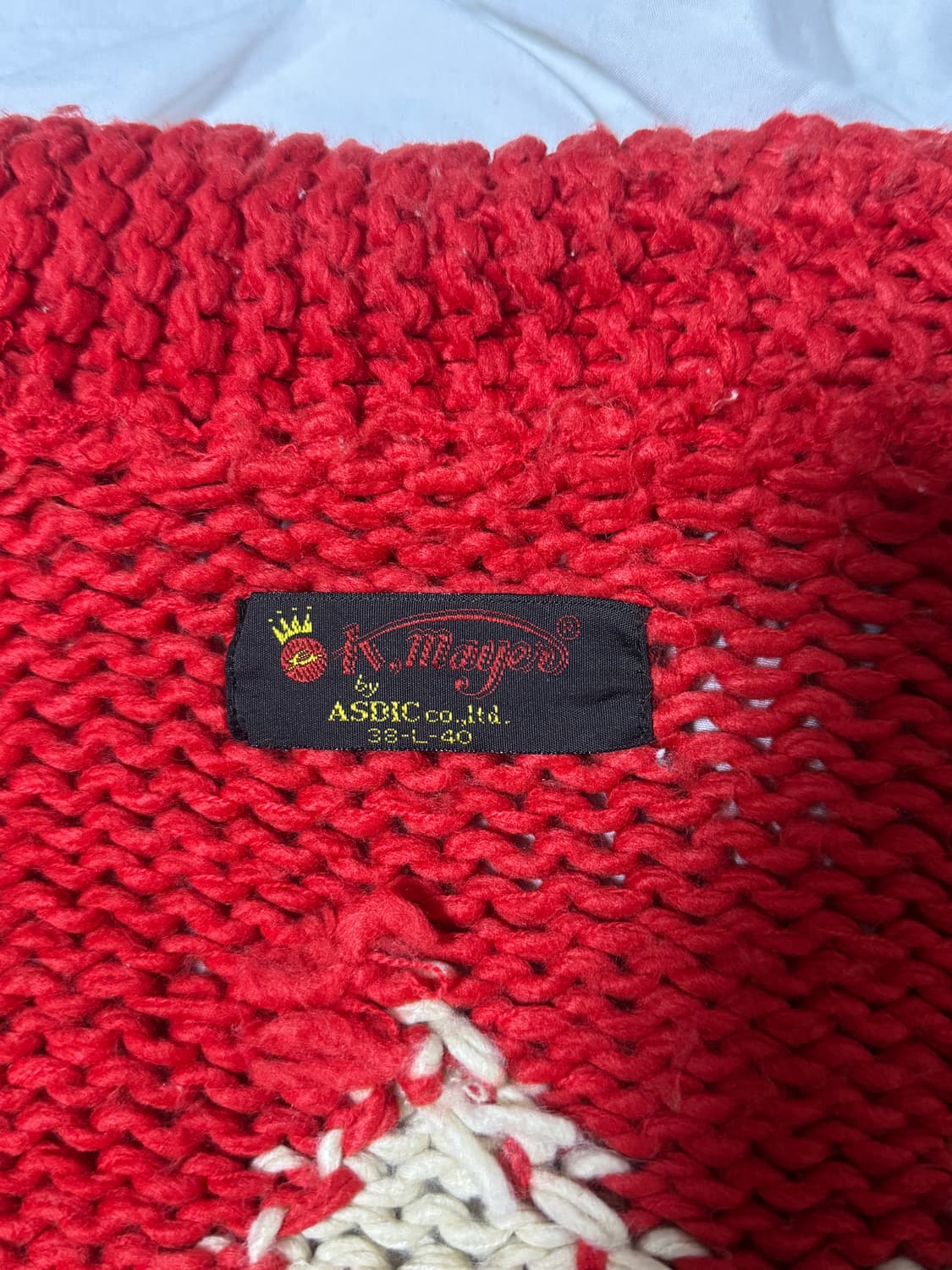 빈티지 스키 패턴 니트집업 코위찬 스타일 상품이미지6