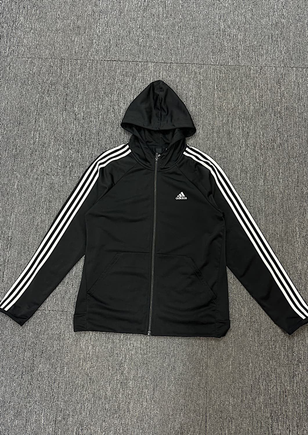 아디다스 기모 져지 후드 집업  상품이미지1