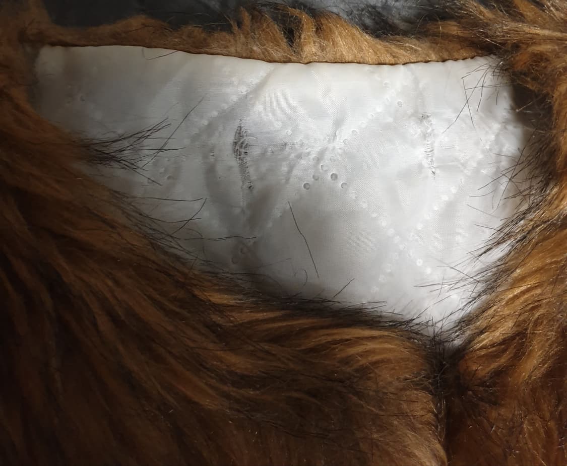 인조모피 안감퀄팅 크롭 퍼 자켓 (F) 상품이미지4