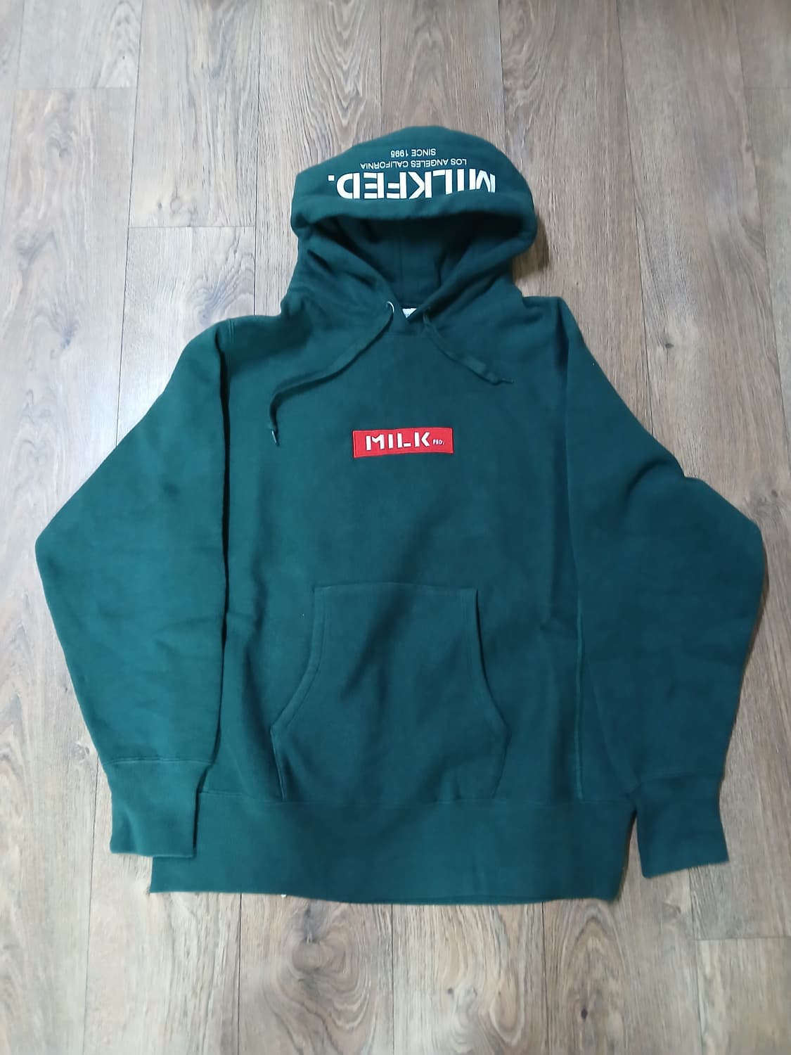 챔피온 그린 리버스위브 후드티 상품이미지1