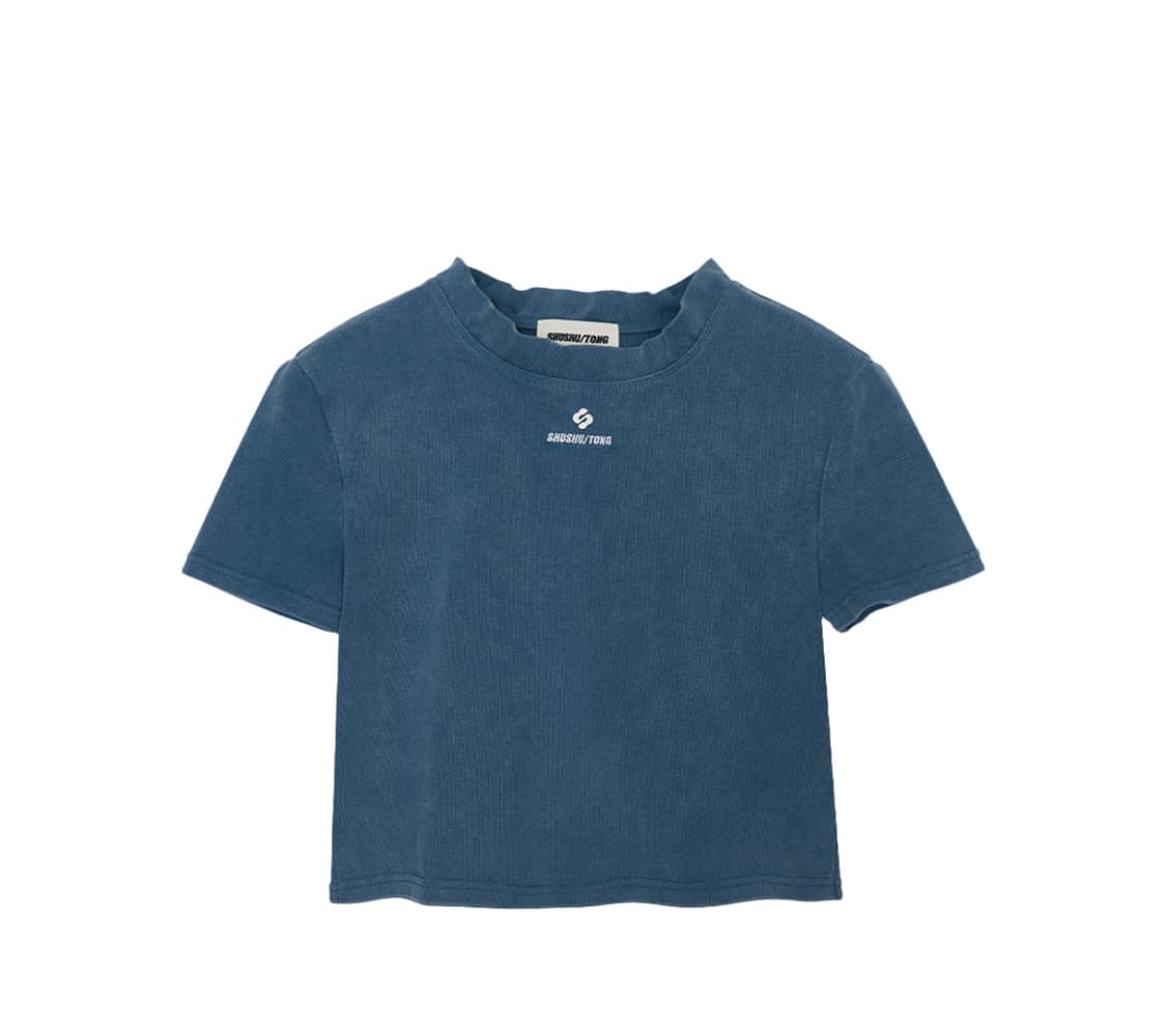 슈슈통 우먼 웨이브 레이스 반팔 상품이미지1