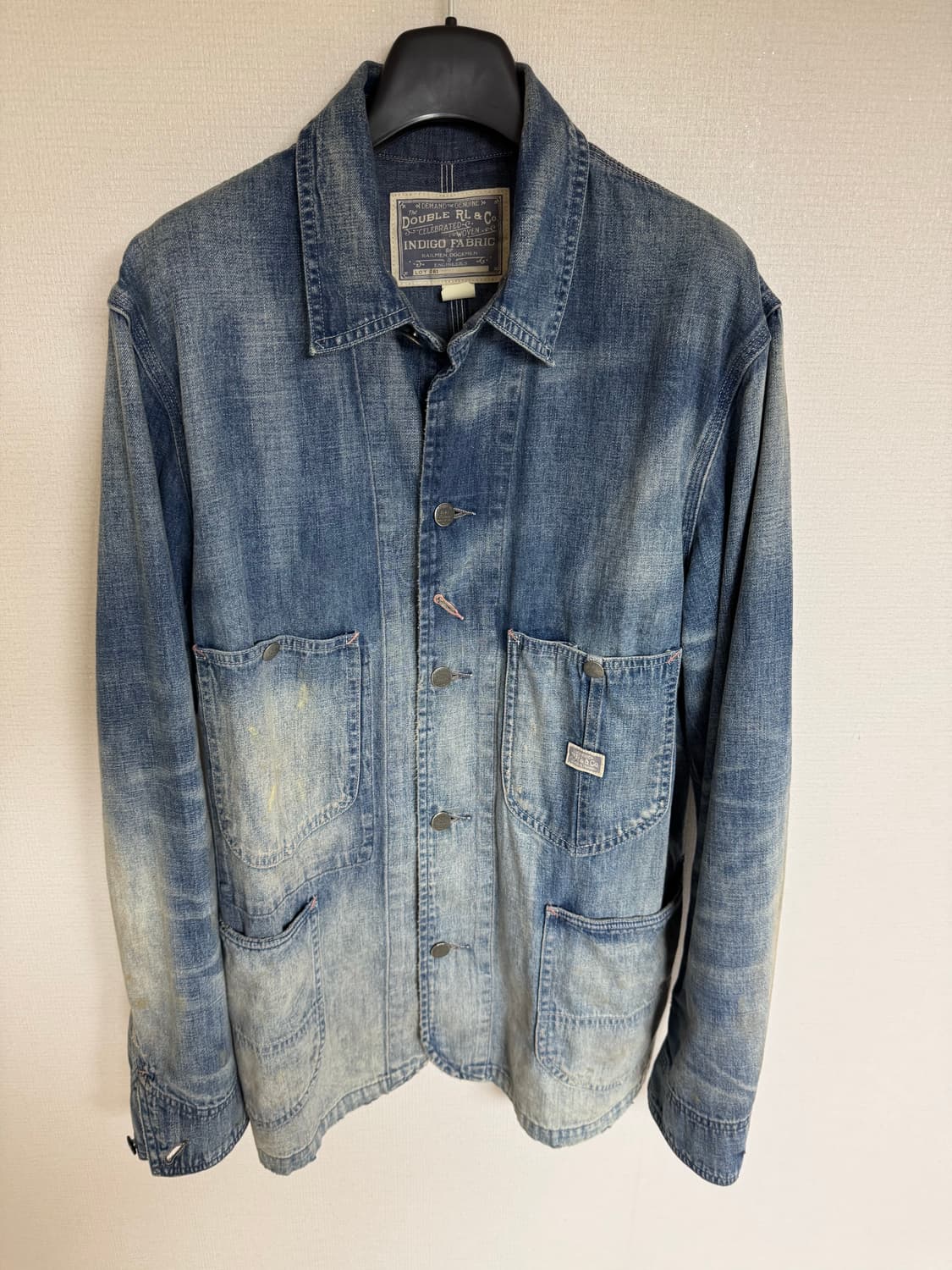 M 더블알엘 인디고 데님 초어 자켓 / LOT061 상품이미지1
