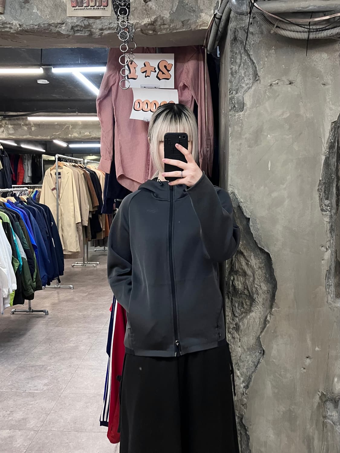 나이키 후드집업 차콜 M  #csz3190 상품이미지2