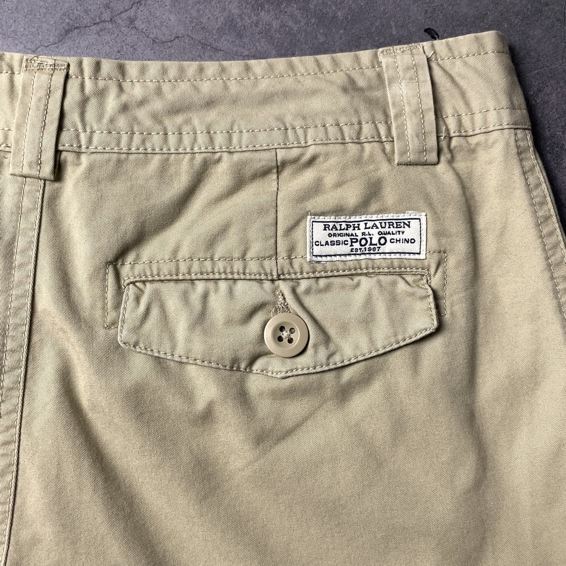 RALPH LAUREN 랄프로렌 빈티지 베이지 카고 하프팬츠 A00993 상품이미지7