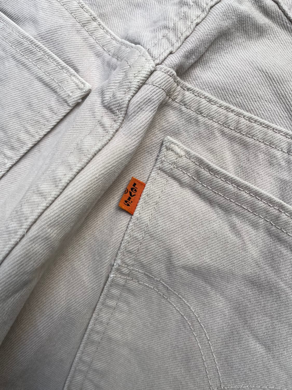 1990s Levis 616-02 Beige Jeans 상품이미지5