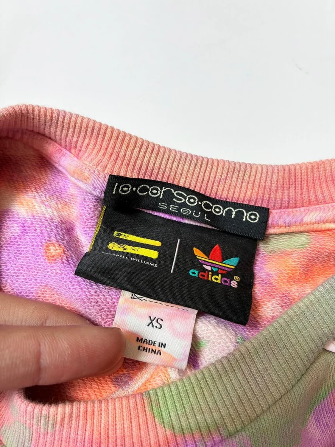 아디다스 x 퍼렐 윌리엄스 18ss 프렌치 테리 맨투맨 PN8803 상품이미지9