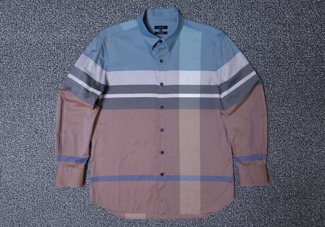 [무료배송][105]닥스 남성용 간절기 체크 셔츠 남방 상품이미지1