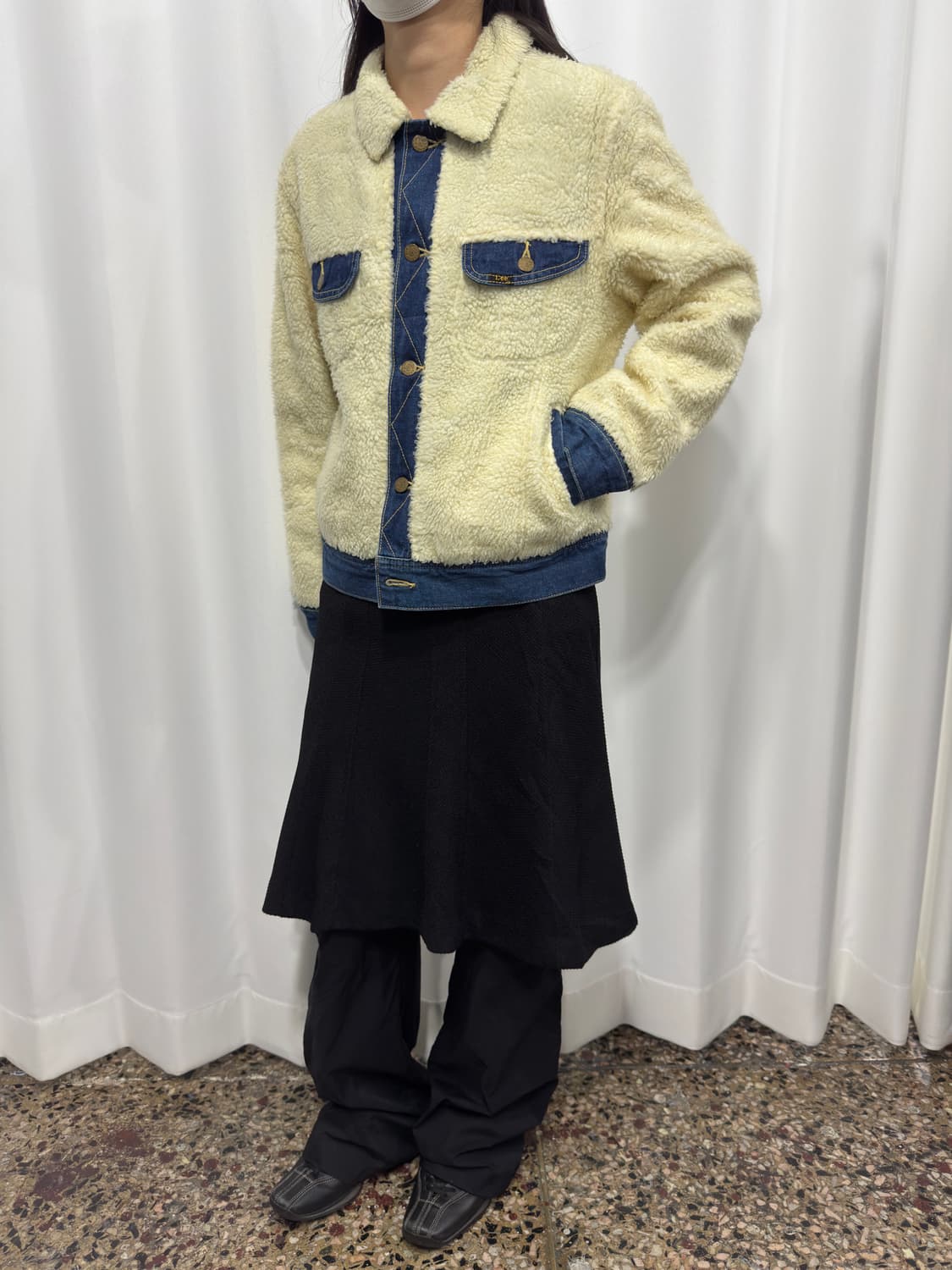 lee fur denim jacket 상품이미지4