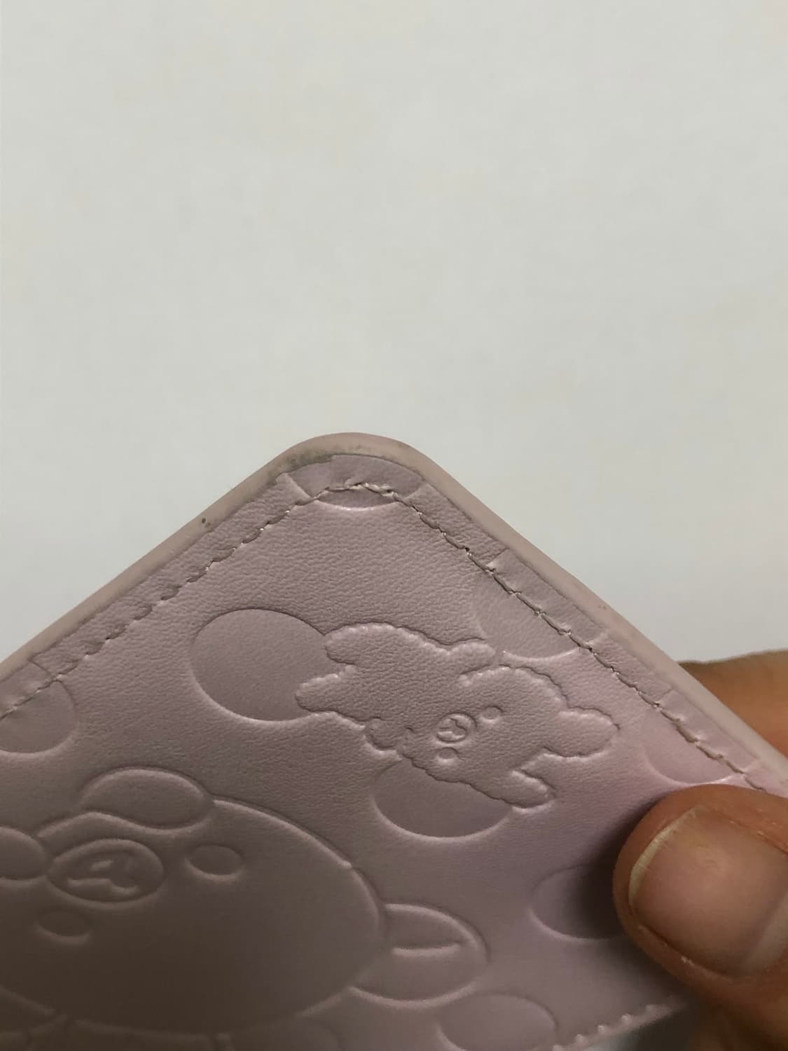 허그유어스킨 리릭쿠마 카드지갑 핑크  상품이미지5