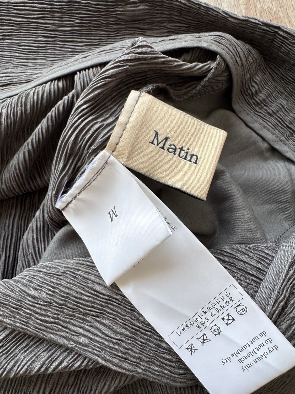 마뗑킴 플리츠 레이어 쇼츠 / M 상품이미지4